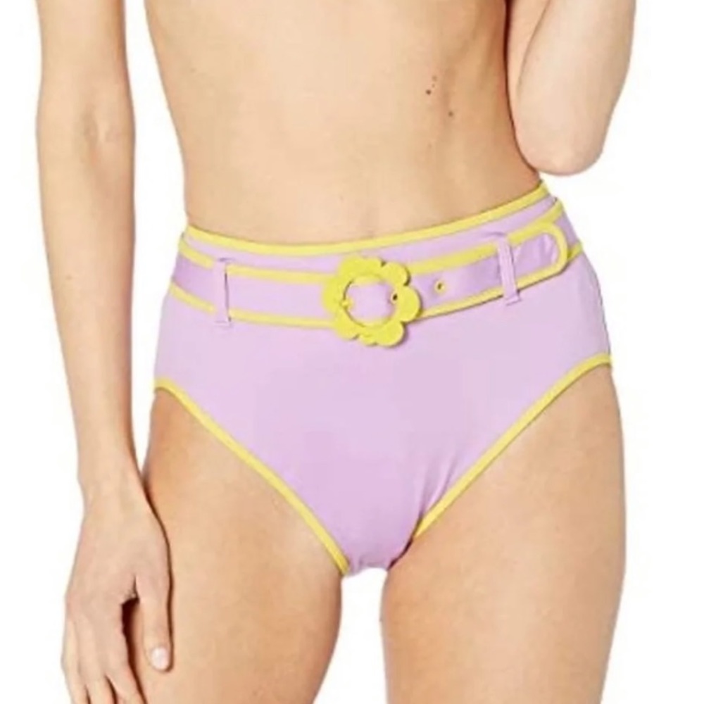 KATE SPADE Belted High-waist Bikini